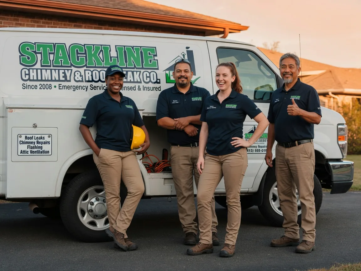 Chimney flashing repair company in Arlington, NE